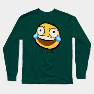 unstable emoji Long Sleeve T-Shirt